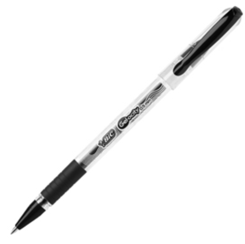 BIC GELOCITY STIC PENNA A SFERA PUNTA 0.5mm INCHIOSTRO GEL NERO CONF 30 Pz.